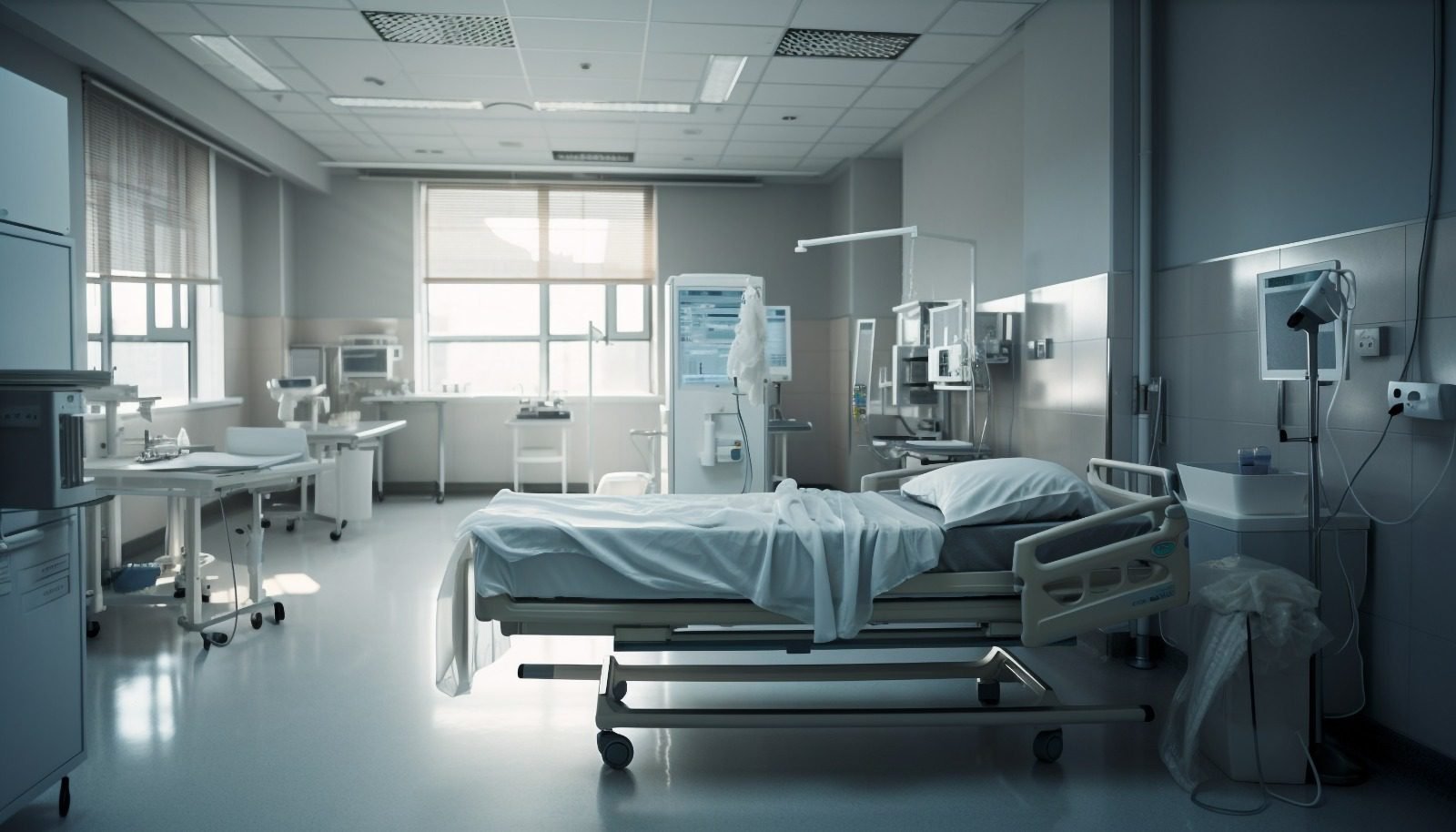 Premium hospital curtain track system designed for modern healthcare facilities