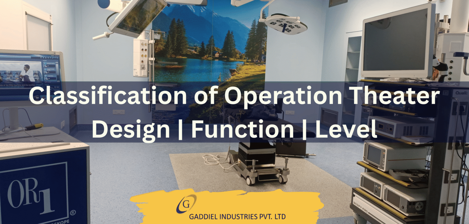 Classification of Operation Theater – Design, Function, and Level