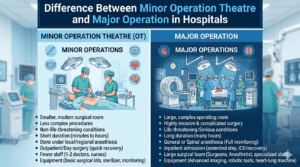 Difference Between Minor Operation Theatre and Major Operation in Hospitals
