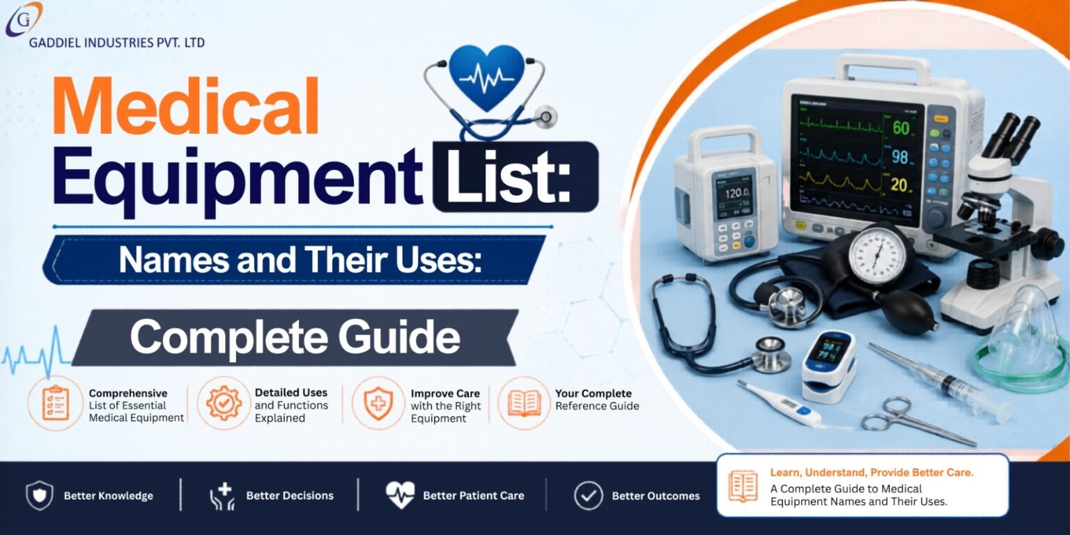 medical equipment list