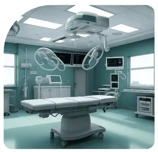 Modern operating theatre room