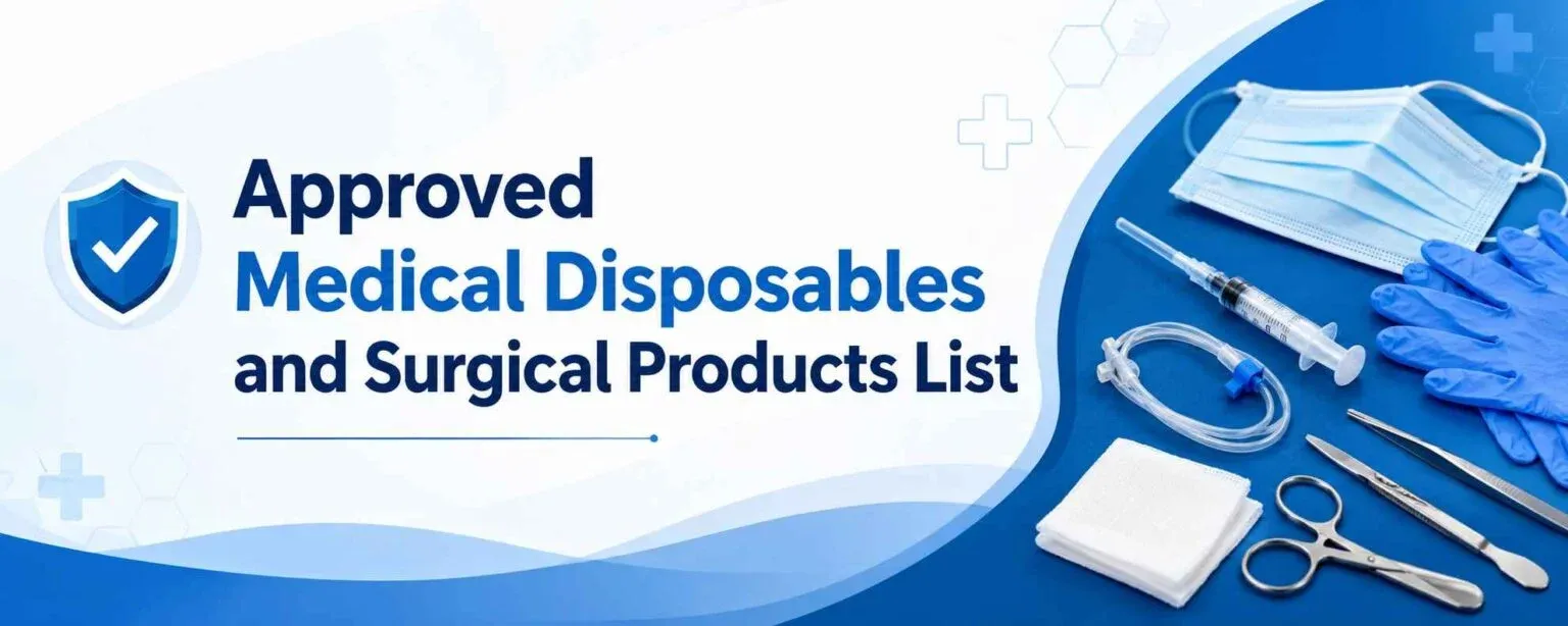 Approved medical disposables list