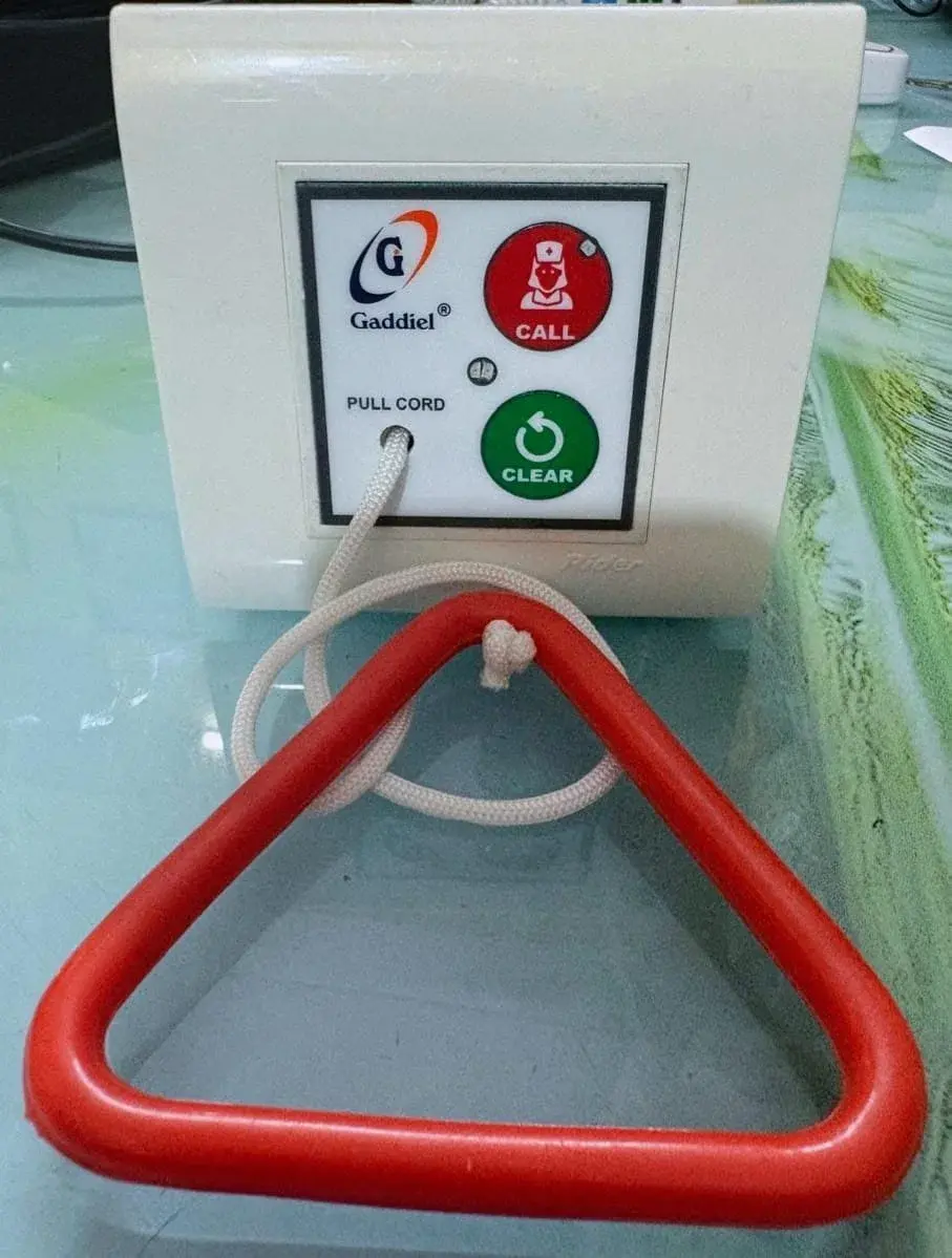 Hospital emergency pull cord