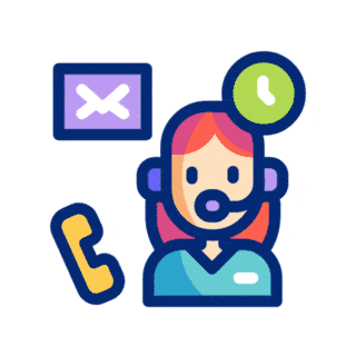 Online contact support team